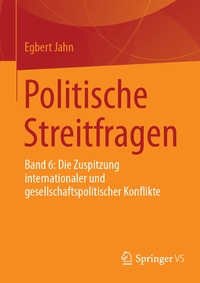 Abbildung von: Politische Streitfragen - Springer VS