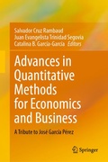 Cover: Advances in Quantitative Methods for Economics and Business - Springer