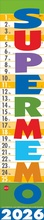 Bild: Supermemo Kalender 2026 - Heye
