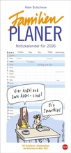 Cover: Peter Butschkow: Familienplaner 2026 - Heye