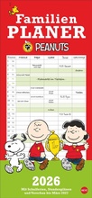 Cover: Peanuts Familienplaner 2026 - Heye