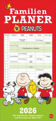 Abbildung von: Peanuts Familienplaner 2026 - Heye