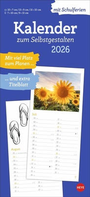 Abbildung von: Kalender zum Selbstgestalten 2026 - Heye