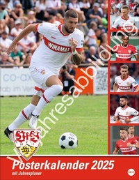 Abbildung von: VfB Stuttgart Posterkalender 2026 - Heye