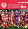 Cover: FC Bayern M&uuml;nchen Postkartenkalender 2026 - Heye