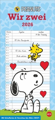 Abbildung von: Peanuts Planer Wir zwei 2026 - Heye
