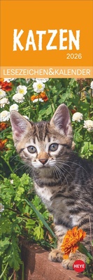 Abbildung von: Katzen Lesezeichen & Kalender 2026 - Heye