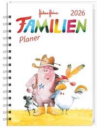 Abbildung von: Helme Heine: Familienplaner-Buch A5 2026 - Heye