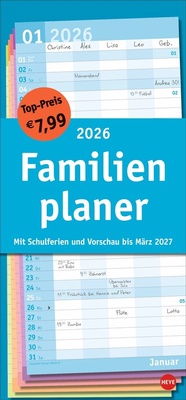 Abbildung von: Basic Familienplaner 2026 - Heye