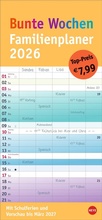 Bild: Bunte Wochen Familienplaner 2026 - Heye