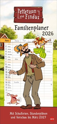 Abbildung von: Pettersson und Findus Familienplaner 2026 - Heye