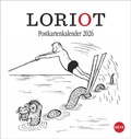 Cover: Loriot Postkartenkalender 2026 - Heye