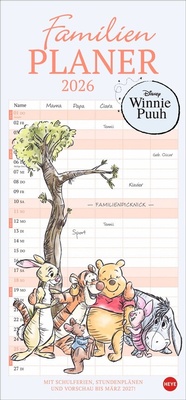 Abbildung von: Winnie Puuh Familienplaner 2026 - Heye