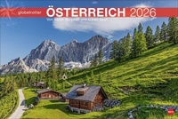 Abbildung von: Österreich Globetrotter Kalender 2026 - Von weiter Bergwelt und klaren Seen - Heye