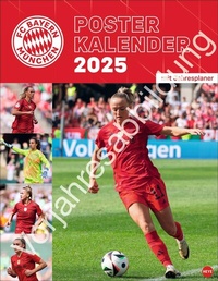 Abbildung von: FC Bayern München Frauen Posterkalender 2026 - Heye