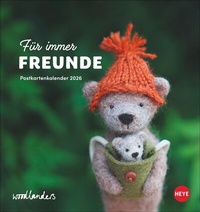 Abbildung von: Woodlanders: Für immer Freunde Postkartenkalender 2026 - Heye