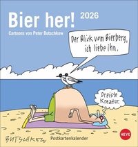 Abbildung von: Peter Butschkow: Bier her Postkartenkalender 2026 - Heye