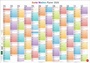 Cover: Bunte Wochen Posterplaner 2026 - Heye