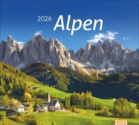 Abbildung von: times&more Alpen Bildkalender 2026 - Heye