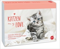 Abbildung von: Katzen my love Tagesabreißkalender 2026 - Heye