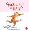 Cover: Puth Yoga f&uuml;r die Katz Postkartenkalender 2026 - Heye