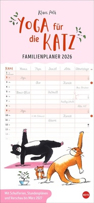 Abbildung von: Puth Yoga für die Katz Familienplaner 2026 - Heye