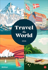 Abbildung von: Travel the World Posterkalender 2026 - Heye