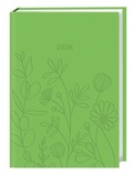 Cover: Kalenderbuch A6 gr&uuml;n 2026 - Heye