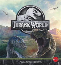 Abbildung von: Jurassic World Postkartenkalender 2026 - Heye
