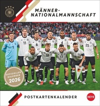 Abbildung von: DFB Männer Postkartenkalender 2026 - Heye