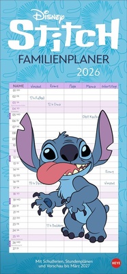 Abbildung von: Stitch Familienplaner 2026 - Heye