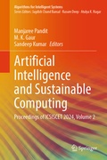 Cover: Artificial Intelligence and Sustainable Computing - Springer Nature Switzerland AG