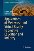 Cover: Applications of Metaverse and Virtual Reality to Creative Education and Industry - Springer Nature Switzerland AG