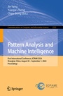Cover: Pattern Analysis and Machine Intelligence - Springer Nature Switzerland AG