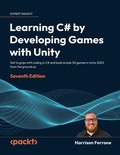 Cover: Learning C# by Developing Games with Unity - Seventh Edition - Packt Publishing