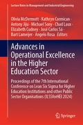 Cover: Advances in Operational Excellence in the Higher Education Sector - Springer