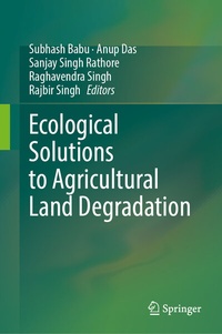 Abbildung von: Ecological Solutions to Agricultural Land Degradation - Springer