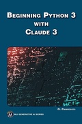 Cover: Beginning Python 3 with Claude 3 - Mercury Learning and Information