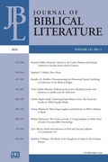 Cover: Journal of Biblical Literature 143.3 (2024) - Society of Biblical Literature