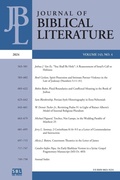 Cover: Journal of Biblical Literature 143.4 (2024) - Society of Biblical Literature