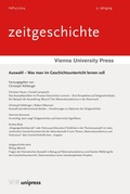 Cover: Auswahl - Was man im Geschichtsunterricht lernen soll - V&R unipress