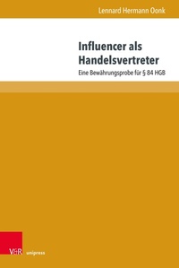 Enlarge image Cover: Influencer als Handelsvertreter - V&R unipress