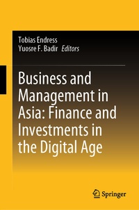 Abbildung von: Business and Management in Asia: Finance and Investments in the Digital Age - Springer