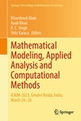 Cover: Mathematical Modeling, Applied Analysis and Computational Methods - Springer