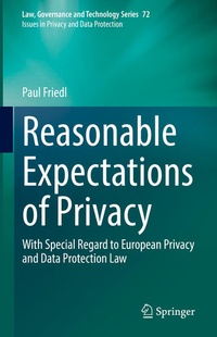 Enlarge image Cover: Reasonable Expectations of Privacy - Springer