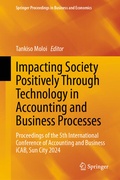 Cover: Impacting Society Positively Through Technology in Accounting and Business Processes - Springer