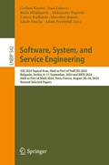 Cover: Software, System, and Service Engineering - Springer