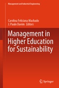 Cover: Management in Higher Education for Sustainability - Springer