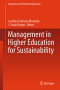 Cover: Management in Higher Education for Sustainability - Springer
