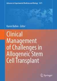 Enlarge image Cover: Clinical Management of Challenges in Allogeneic Stem Cell Transplant - Springer
